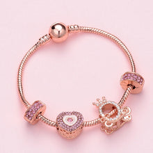 Load image into Gallery viewer, Women Rose Gold Beaded Bracelet, SL124 18cm, SL124 19cm, SL124 20cm, SL125 18cm, SL125 19cm, SL125 20cm, SL126 18cm, SL126 19cm, SL126 20cm, SL128 18cm, SL128 19cm, SL128 20cm, SL129 18cm, SL129 19cm, SL129 20cm, SL130 18cm, SL130 19cm, SL130 20cm     ...