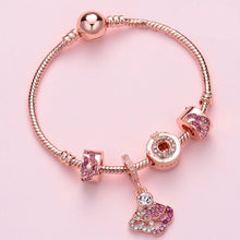 Load image into Gallery viewer, Women Rose Gold Beaded Bracelet, SL124 18cm, SL124 19cm, SL124 20cm, SL125 18cm, SL125 19cm, SL125 20cm, SL126 18cm, SL126 19cm, SL126 20cm, SL128 18cm, SL128 19cm, SL128 20cm, SL129 18cm, SL129 19cm, SL129 20cm, SL130 18cm, SL130 19cm, SL130 20cm     ...