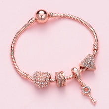 Load image into Gallery viewer, Women Rose Gold Beaded Bracelet, SL124 18cm, SL124 19cm, SL124 20cm, SL125 18cm, SL125 19cm, SL125 20cm, SL126 18cm, SL126 19cm, SL126 20cm, SL128 18cm, SL128 19cm, SL128 20cm, SL129 18cm, SL129 19cm, SL129 20cm, SL130 18cm, SL130 19cm, SL130 20cm     ...