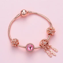 Load image into Gallery viewer, Women Rose Gold Beaded Bracelet, SL124 18cm, SL124 19cm, SL124 20cm, SL125 18cm, SL125 19cm, SL125 20cm, SL126 18cm, SL126 19cm, SL126 20cm, SL128 18cm, SL128 19cm, SL128 20cm, SL129 18cm, SL129 19cm, SL129 20cm, SL130 18cm, SL130 19cm, SL130 20cm     ...