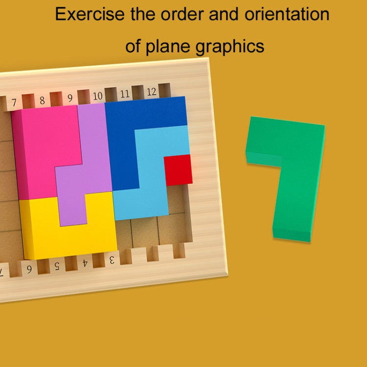 Children Thinking Logic Cube Game Wooden Variety Jigsaw Puzzle Building Block Toys