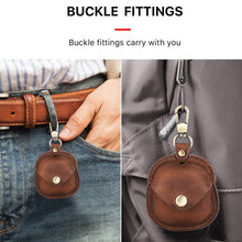 Load image into Gallery viewer, CONTACTS FAMILY CF1119 Pro For Galaxy Buds Pro Crazy Horse Texture Clamshell Earphone Protective Leather Case with Hook