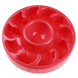 Dog Slow Food Bowl Pet Tattoo Deflection Bowl, Colorful Package