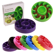 Load image into Gallery viewer, Dog Slow Food Bowl Pet Tattoo Deflection Bowl, Colorful Package