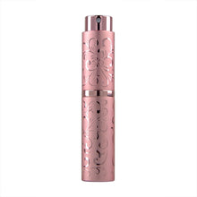 Load image into Gallery viewer, 2 PCS Embossed Rotating Perfume Bottle Metal Discharge Bottle Sterilizing Alcohol Spray Bottle, 10ml