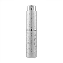 Load image into Gallery viewer, 2 PCS Embossed Rotating Perfume Bottle Metal Discharge Bottle Sterilizing Alcohol Spray Bottle, 10ml