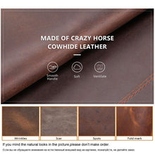 Load image into Gallery viewer, CONTACTS FAMILY CF2002 Retro Crazy Horse Texture Multifunctional Protective Cover  Leather Case for iPad Pro 12.9 2020 / 2021 / 2018