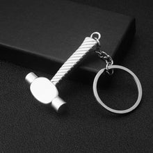 Load image into Gallery viewer, 10 PCS Tool Metal Keychain Car Key Ring Pendant, H-540 Activity Wrench, H-389 Hex Wrench, H-391 Glossy Ax, H-388 Thread Ax, H-395 Double Head Wrench, H-405 Double Row Saw, H-402 Hand Saw, H-541 Crooked Nose Pliers, H-399 Pliers, X-396 Vise, H-556 Shove...