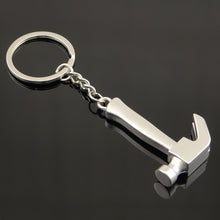 Load image into Gallery viewer, 10 PCS Tool Metal Keychain Car Key Ring Pendant, H-540 Activity Wrench, H-389 Hex Wrench, H-391 Glossy Ax, H-388 Thread Ax, H-395 Double Head Wrench, H-405 Double Row Saw, H-402 Hand Saw, H-541 Crooked Nose Pliers, H-399 Pliers, X-396 Vise, H-556 Shove...