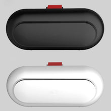 Load image into Gallery viewer, Car Glasses Case Multi-Function Automobile Inner Visor Storage Card, Back Single Snap Black, Back Single Snap White