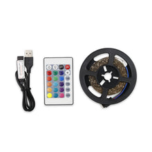 Load image into Gallery viewer, LED Light Strip 16 Color Remote Control RGB Light Belt USB Symphony Neon Decorative Soft Light Bar, 2 PCS 0.5m, 2 PCS 1m, 2m, 3m, 4m, 5m