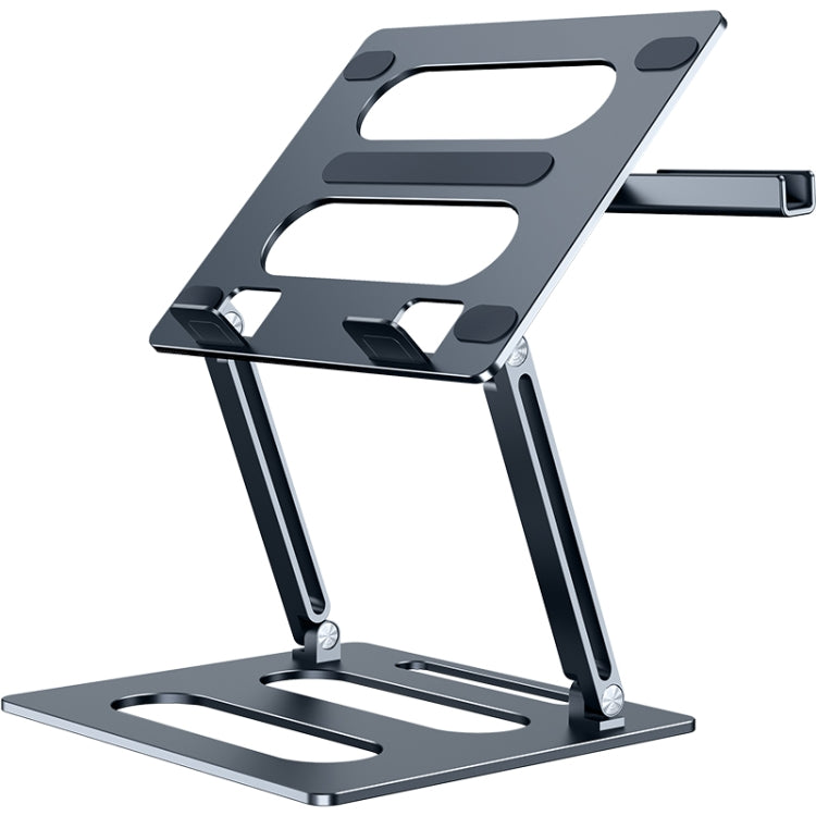 Oatsbasf Z08 Metal Notebook Support Adjustable Desktop Increase Notebook Stand, Silver, Gray