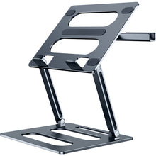 Load image into Gallery viewer, Oatsbasf Z08 Metal Notebook Support Adjustable Desktop Increase Notebook Stand, Silver, Gray