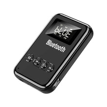 Load image into Gallery viewer, Bluetooth 5.0 Receiver Transmitter 2 In 1 Adapter Computer Speaker Car FM, Black