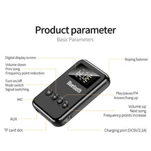 Load image into Gallery viewer, Bluetooth 5.0 Receiver Transmitter 2 In 1 Adapter Computer Speaker Car FM, Black