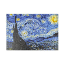 Load image into Gallery viewer, Irregular Wooden Puzzle Adult High Difficulty Creative Gift, The Starry Night