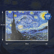 Load image into Gallery viewer, Irregular Wooden Puzzle Adult High Difficulty Creative Gift, The Starry Night