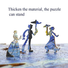 Load image into Gallery viewer, Irregular Wooden Puzzle Adult High Difficulty Creative Gift, The Starry Night