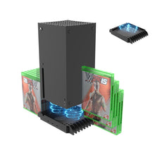 Load image into Gallery viewer, JYS X133 Multi-Function Cooling Base + Game Disc Storage For XBOX Series X Host, JYS X133
