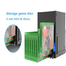 Load image into Gallery viewer, JYS X133 Multi-Function Cooling Base + Game Disc Storage For XBOX Series X Host, JYS X133