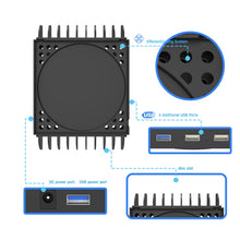 Load image into Gallery viewer, JYS X133 Multi-Function Cooling Base + Game Disc Storage For XBOX Series X Host, JYS X133