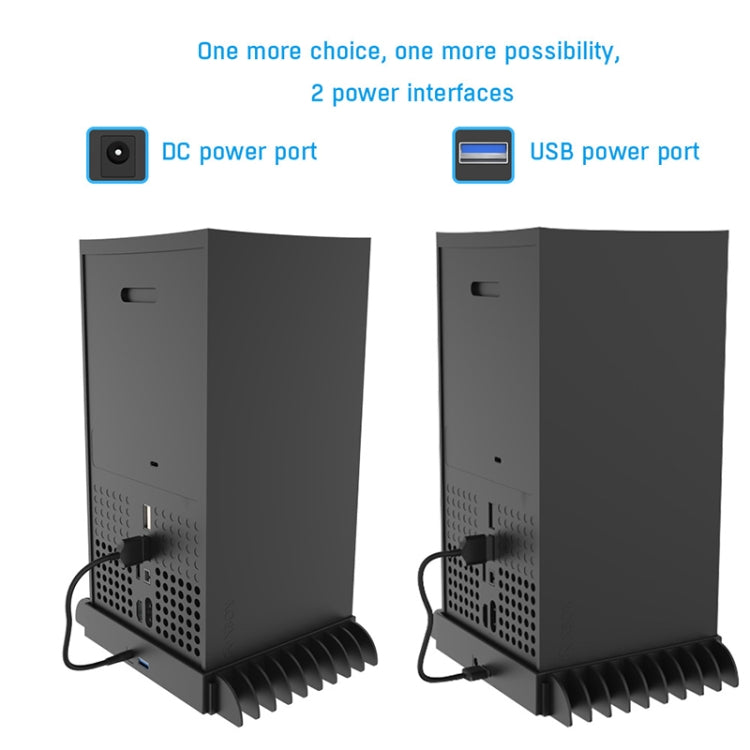 JYS X133 Multi-Function Cooling Base + Game Disc Storage For XBOX Series X Host, JYS X133