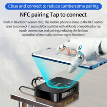 Load image into Gallery viewer, M6 NFC Bluetooth 5.0 Receiver &amp; Transmitter &amp; FM 3 In 1 Adapter