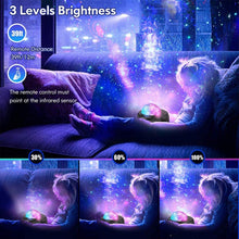 Load image into Gallery viewer, DQ-M3 LED Rotating Starry Sky Light Bluetooth Music Planets Ocean Projector Support TF Card,Style:, USB + Bluetooth, Battery + Bluetooth