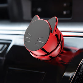 Multifunctional Magnetic Sticking Type Mobile Phone Car Holder, Black, Colorful Red, White