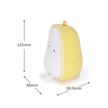 Load image into Gallery viewer, Pear Shape Night Light Silicone Soft Bedroom Warm Light LED Night Light, Pear Shape
