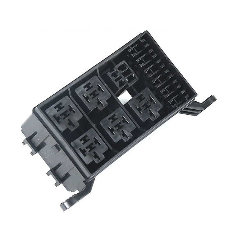 Car Modified 6-Way Insurance Box Total Control Plastic Shell Junction Box, 6-Way Insurance Box
