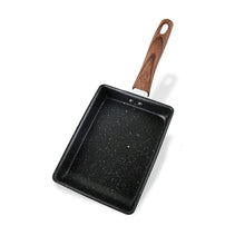 Load image into Gallery viewer, JBY-6658 Small Frying Pan Tamagoyaki Pan Maifanshi Non-Stick Frying Pan Square Omelette Pan,Size:, Small (Imitation Wood Grain Handle), Large(Imitation Wood Grain Handle), Small (Bakelite Handle)