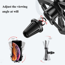 Load image into Gallery viewer, Oatsbasf 02750 Gravity Car Mobile Phone Holder In-car Navigation Buckle Bracket Air Outlet Bracket, Black, Silver, Red