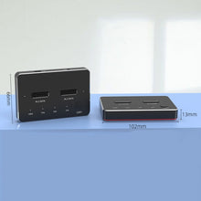 Load image into Gallery viewer, M.2 Double Disk Mobile Hard Disk Base SATA / NVME Solid State Hard Disk Box, M.2 SATA (Gray + Blue), M.2 NVME (Black + Red)