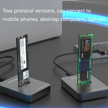 Load image into Gallery viewer, M.2 NGFF / NVME Solid State Drive Bottom USB3.1 Notebook External SSD Mobile Hard Disk Socket, Style:, SD01 (M.2 SATA Protocol), SD02 (M.2 NVME Protocol)
