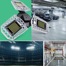 Load image into Gallery viewer, LED Industrial Mining Light Waterproof Light Sensor Folding Tri-Leaf Garage Lamp, 60W, 80W, 100W