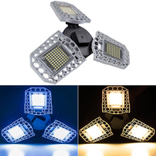 Load image into Gallery viewer, LED Industrial Mining Light Waterproof Light Sensor Folding Tri-Leaf Garage Lamp, 60W, 80W, 100W