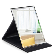 Load image into Gallery viewer, Folding Portable High-definition Makeup Mirror PU Leather Desktop Vanity Mirror,Size: Medium (Pink), Extra Large (Black), Extra Large (White), Extra Large (Red), Extra Large (Pink), Large (Black), Large (White), Large (Red), Large (Pink), Medium (Black...