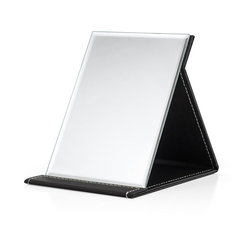 Folding Portable High-definition Makeup Mirror PU Leather Desktop Vanity Mirror,Size: Medium (Pink), Extra Large (Black), Extra Large (White), Extra Large (Red), Extra Large (Pink), Large (Black), Large (White), Large (Red), Large (Pink), Medium (Black...