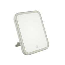 Load image into Gallery viewer, 2 PCS LED Makeup Mirror With Lamp Fill Light Dormitory Desktop Dressing Mirror Female Folding Portable Small Mirror,Style:, Charging Monochromatic Light (White), Charging Monochromatic Light (Pink), Plug-in Monochromatic Light (White)                  ...