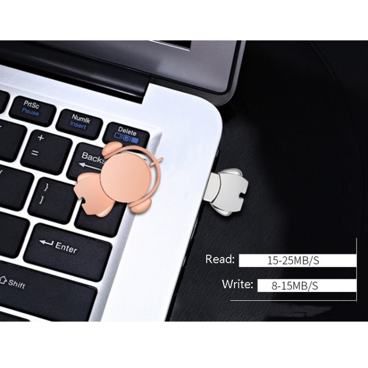 Y01 Metal Musician Car Cartoon Style U Disk, 4GB, 8GB, 16GB, 32GB, 64GB, 128GB