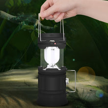 Load image into Gallery viewer, 5803 Solar Camping Lamp Outdoor LED Emergency Portable Light Support USB Output, Solar + USB