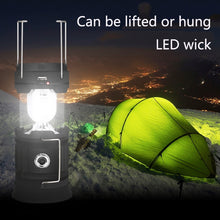 Load image into Gallery viewer, 5803 Solar Camping Lamp Outdoor LED Emergency Portable Light Support USB Output, Solar + USB