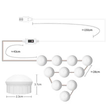 Load image into Gallery viewer, LED Makeup Mirror Light Beauty Fill Light Hand Sweep Sensor Mirror Front Light, 2 Bulbs, 6 Bulbs, 10 Bulbs, 14 Bulbs