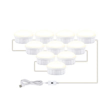 Load image into Gallery viewer, LED Makeup Mirror Light Beauty Fill Light Hand Sweep Sensor Mirror Front Light, 2 Bulbs, 6 Bulbs, 10 Bulbs, 14 Bulbs
