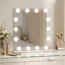 Load image into Gallery viewer, Mirror Front Light Dimmable Makeup Mirror USB Touch Control Light, 2 LEDs, 6 LEDs, 14 LEDs