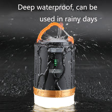 Load image into Gallery viewer, Y10 Remote Control Camping Light Outdoor Lighting Portable USB Tent Light LED Lantern Lamp, YD-29 Black