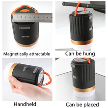 Load image into Gallery viewer, Y10 Remote Control Camping Light Outdoor Lighting Portable USB Tent Light LED Lantern Lamp, YD-29 Black