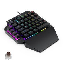 Load image into Gallery viewer, K700 44 Keys RGB Luminous Switchable Axis Gaming One-Handed Keyboard, Cable Length: 1m, Blue Shaft, Tea Shaft, Black Shaft, Red Shaft