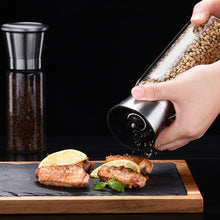 Load image into Gallery viewer, 304 Stainless Steel Sea Salt Pepper Grinder Home Pepper Coffee  Manual Grinding Bottle, 2 PCS 200ml, 270ml, 450ml